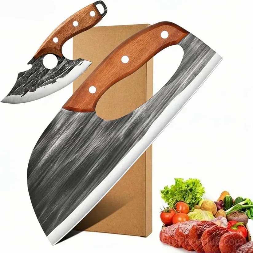 Forged Butcher Knife Set - View 1