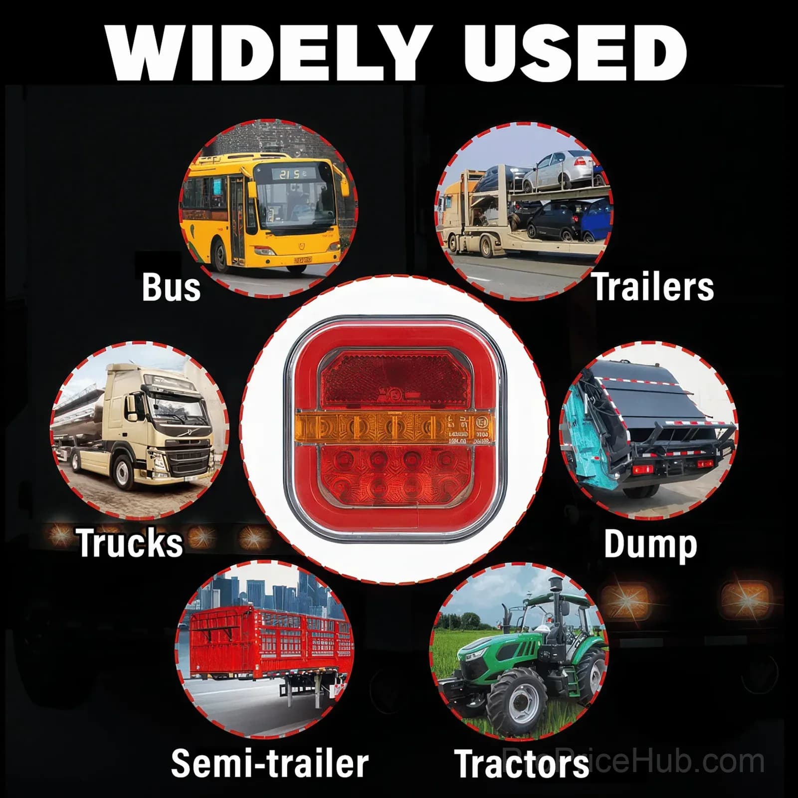 Car LED Trailer Lights - View 2