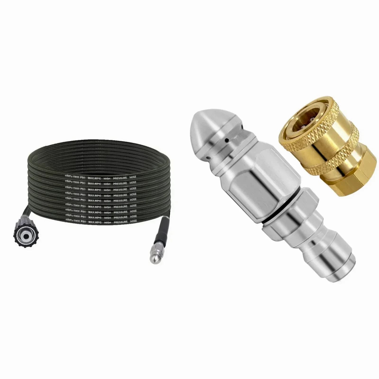 Triple-Layer Burst-Proof PVC & Stainless Steel Heavy-Duty Water Hose - View 10