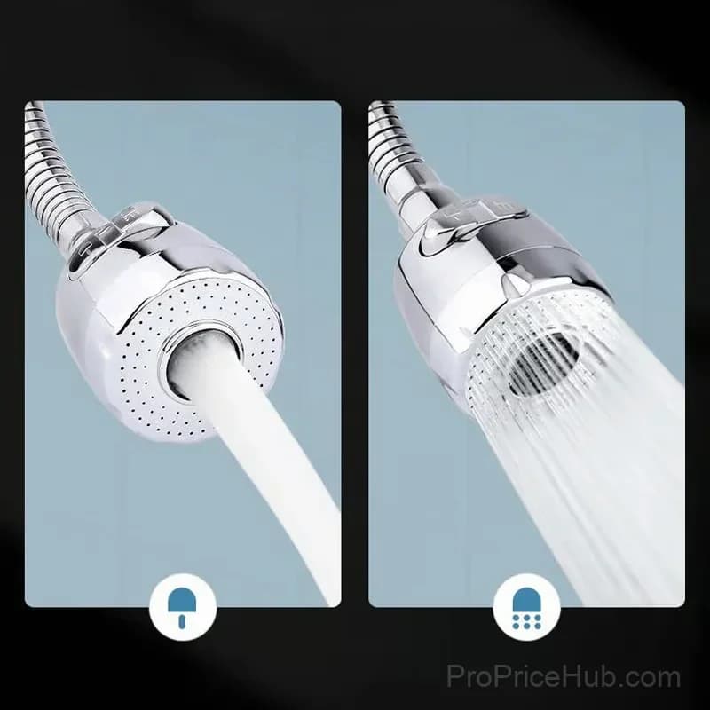 Kitchen Faucet with 360° Swivel Handheld Pressure Sprayer - View 3