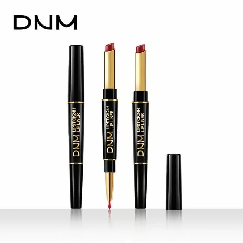2-in-1 Waterproof Lipstick Lip Liner - #01 Sexy Red - View 3