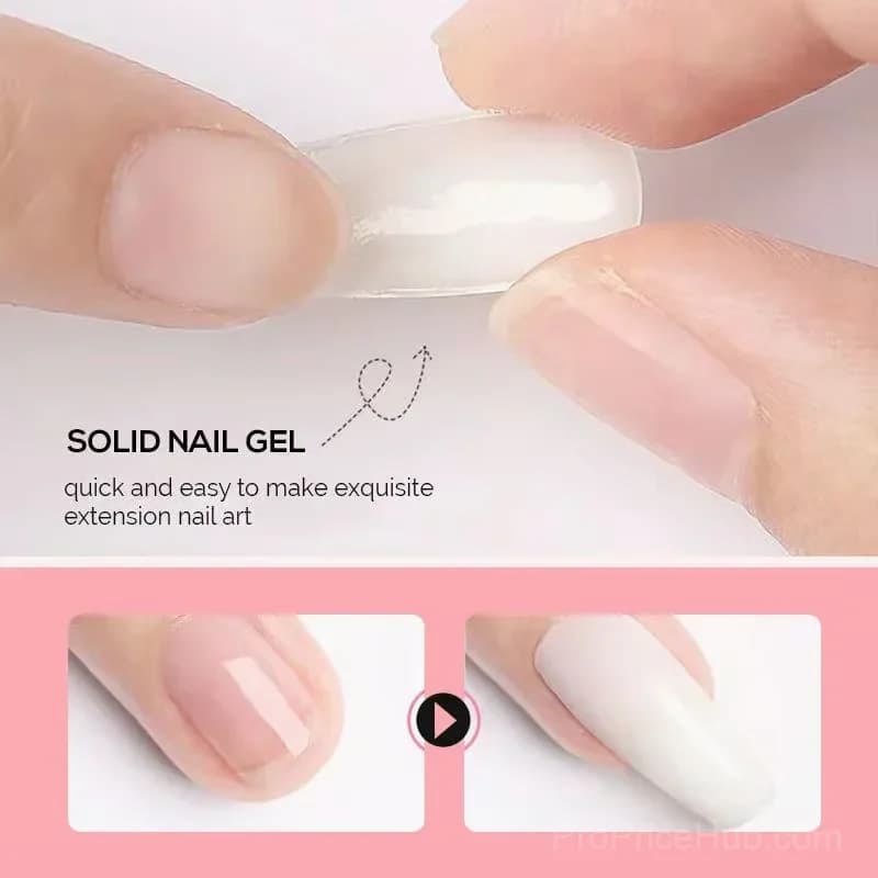 Clear Nail Extension Builder Gel Without Tools - View 3