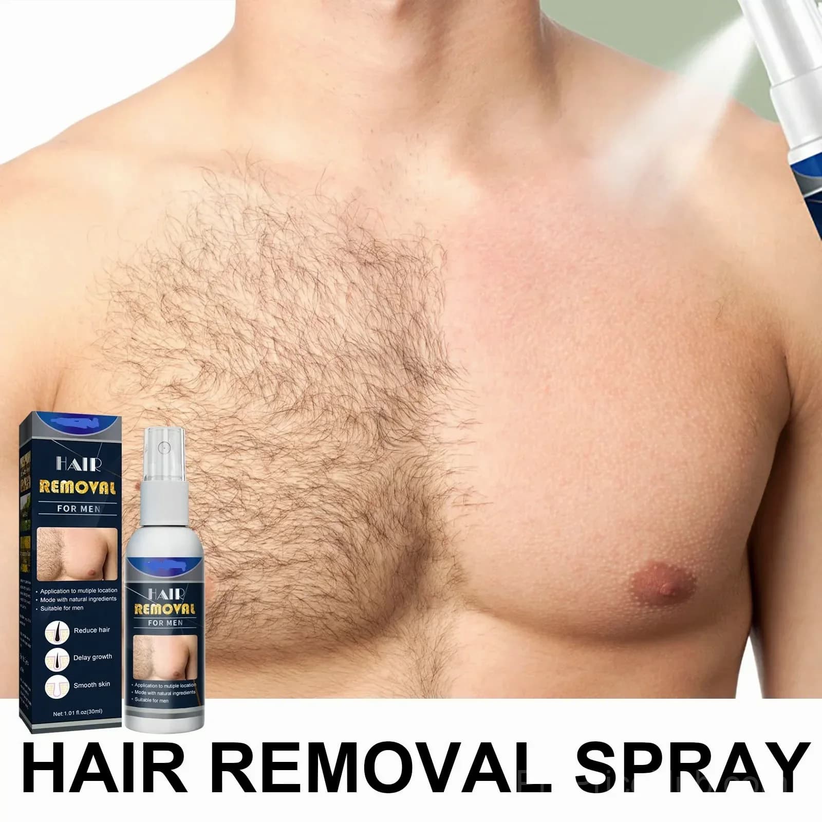 Body Hair Removal Spray for Women - View 3