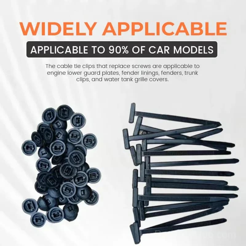 Universal Nylon Cable Tie Buckle 20-Pack for Vehicles - View 5