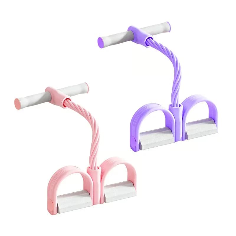 Multifunction Pedal Resistance Band, Blue - View 4