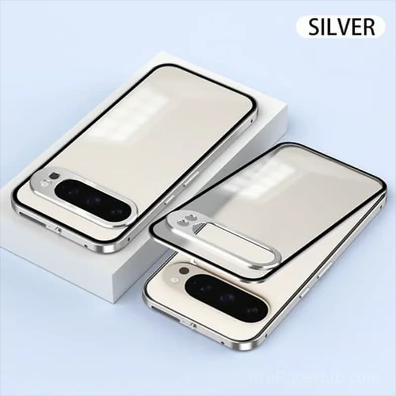 Pixel 10 Magnetic Aluminum Frame Phone Case, Black - View 14