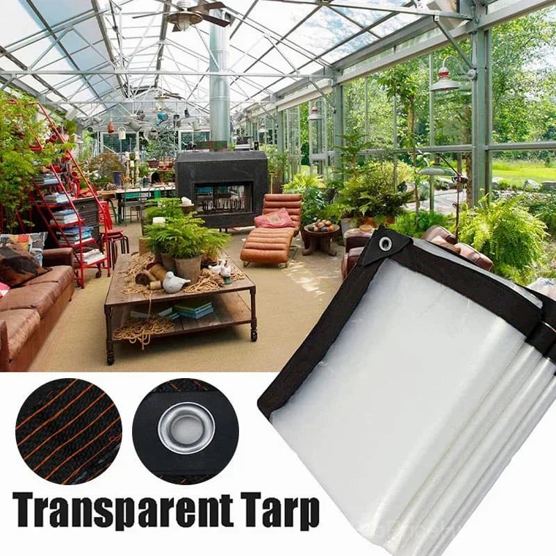 Waterproof UV-Resistant Tarpaulin for Garden, Balcony & Outdoor Use - View 1