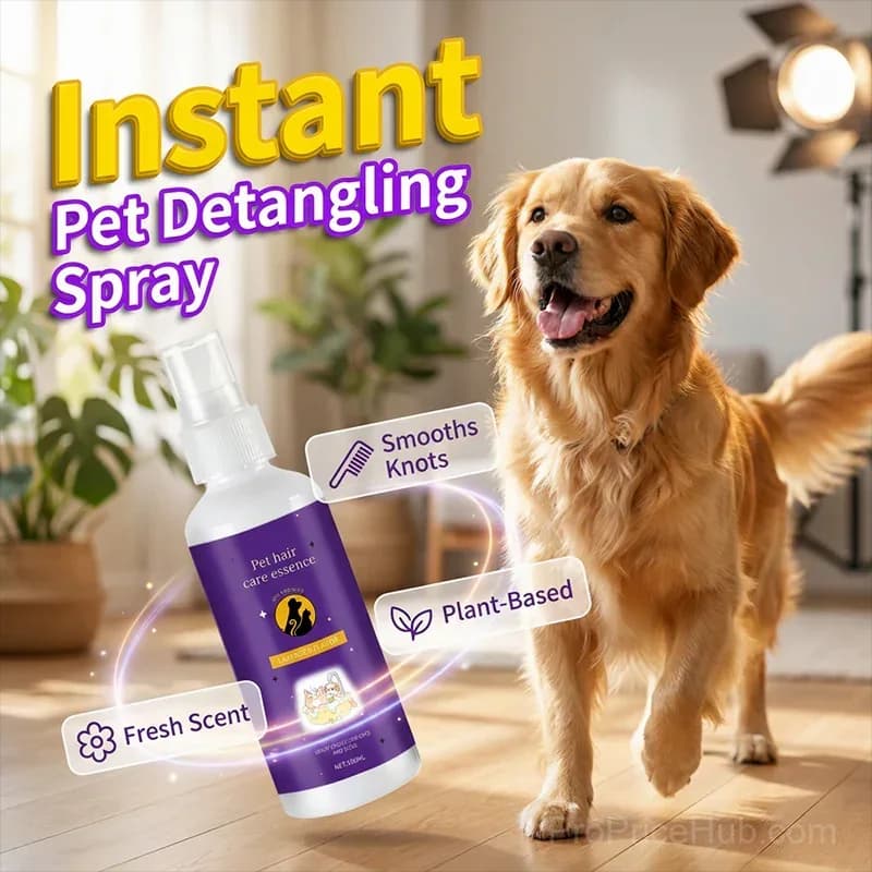 Pet Detangling Spray for Dogs & Cats - View 1