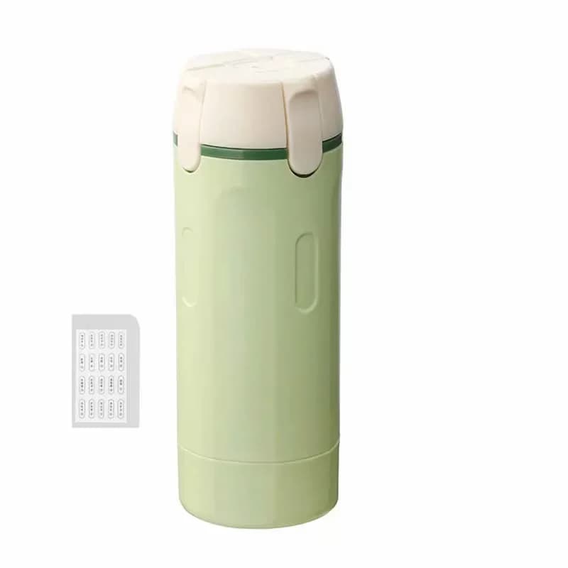 4-in-1 Refillable Travel Toiletry Dispenser, Green, No Bag - View 12