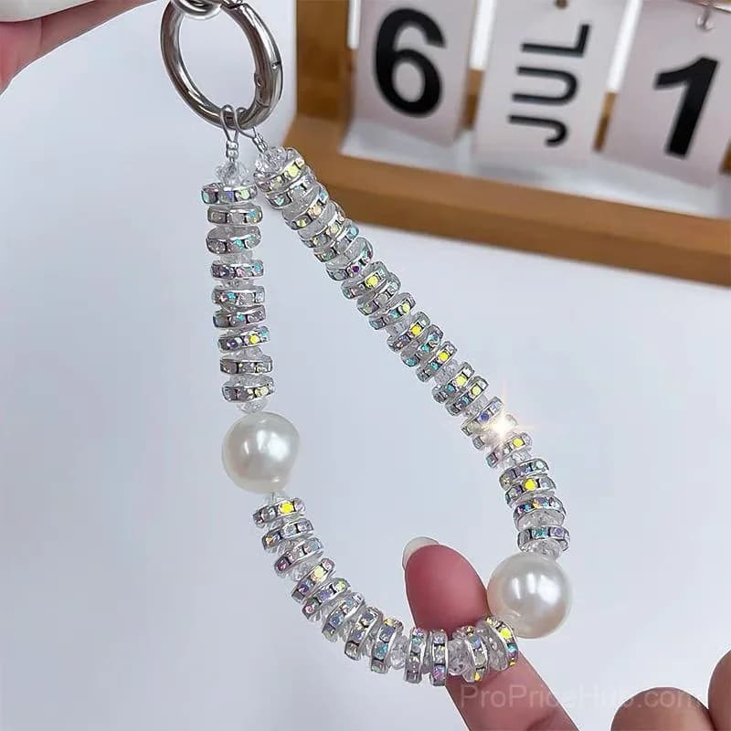 Silver Diamond-Style Phone Case with Mirror Stand for iPhone 17 - View 13