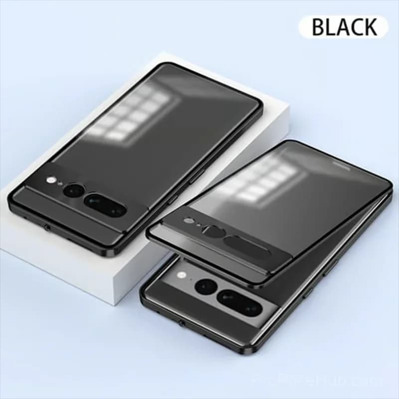 Pixel 10 Magnetic Aluminum Frame Phone Case, Black - View 10