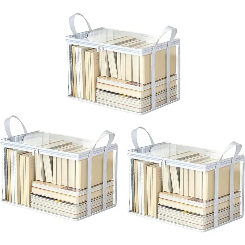 Children's Doll Storage Buckets, Black Medium, 3 Pack - View 3