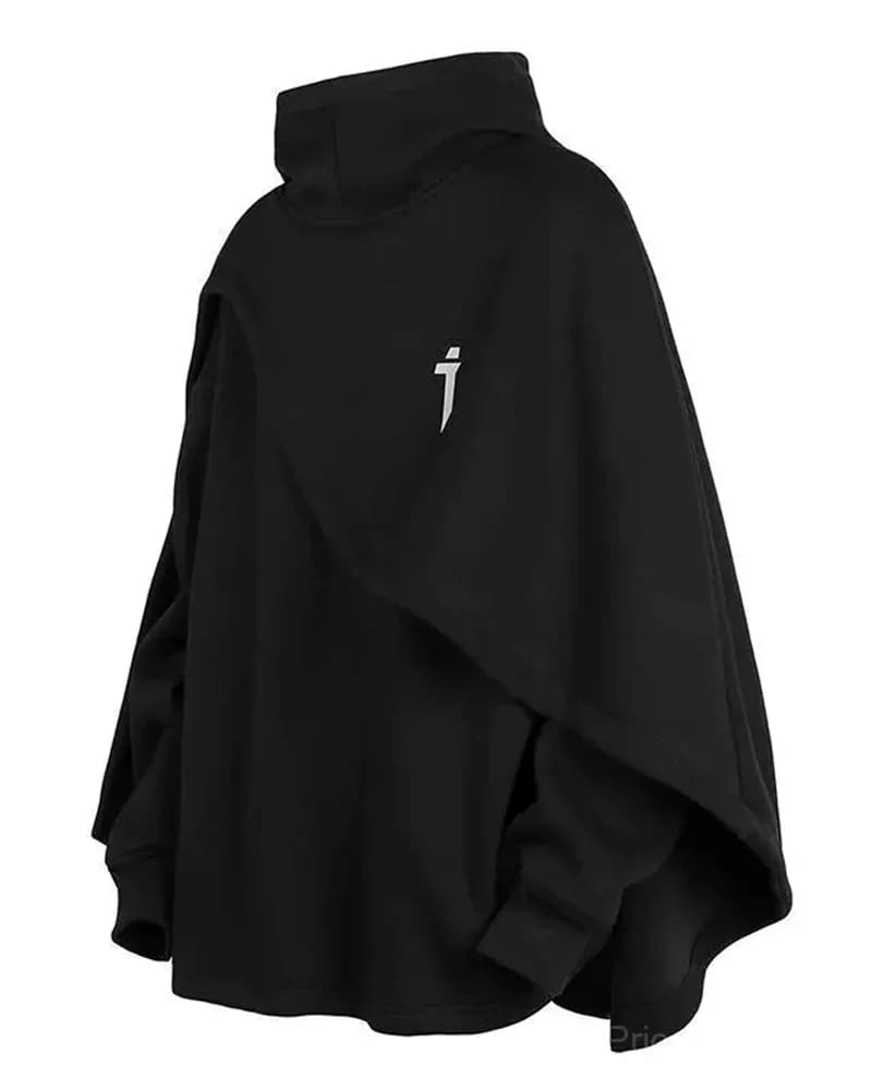 Big & Tall Men's Heavy Industry Fake Two-Piece Hooded Sweatshirt Coat - View 4