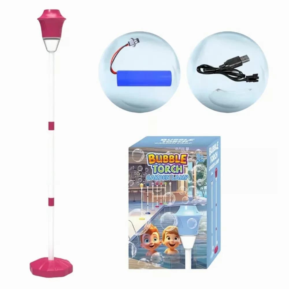 Kids Automatic Bubble Machine, Rose Pink - View 1