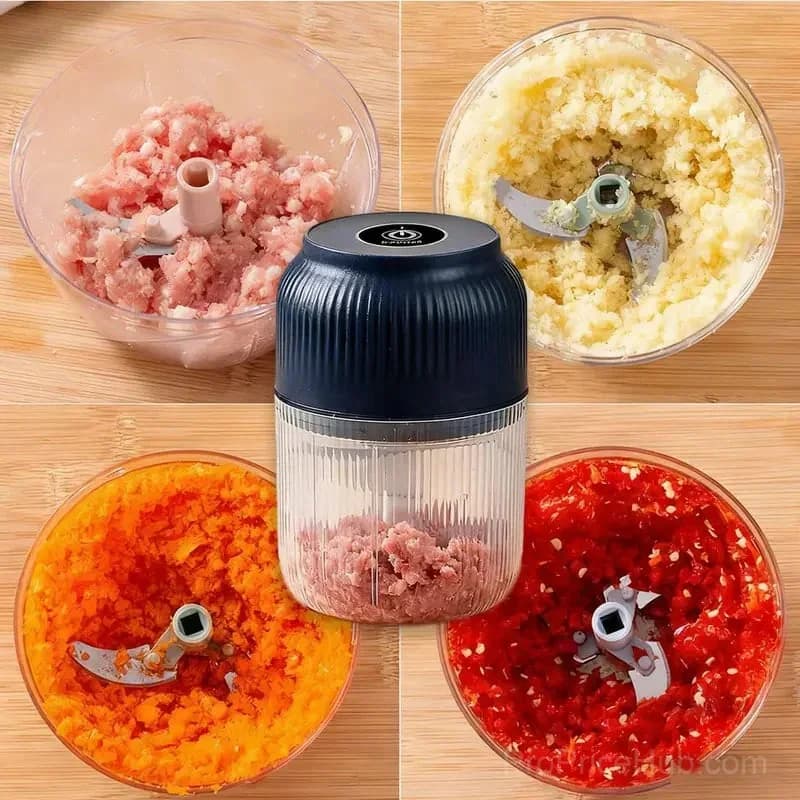 Electric Garlic & Veggie Chopper – Compact Food Prep Tool - View 7