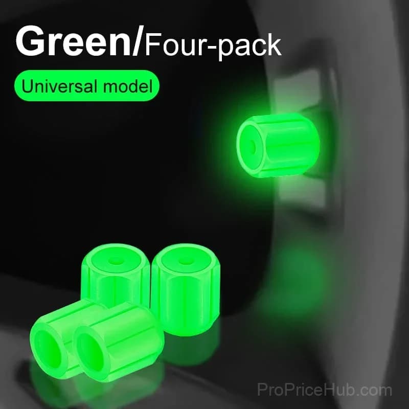 Luminous Tire Valve Stem Caps - Glow in the Dark - View 12