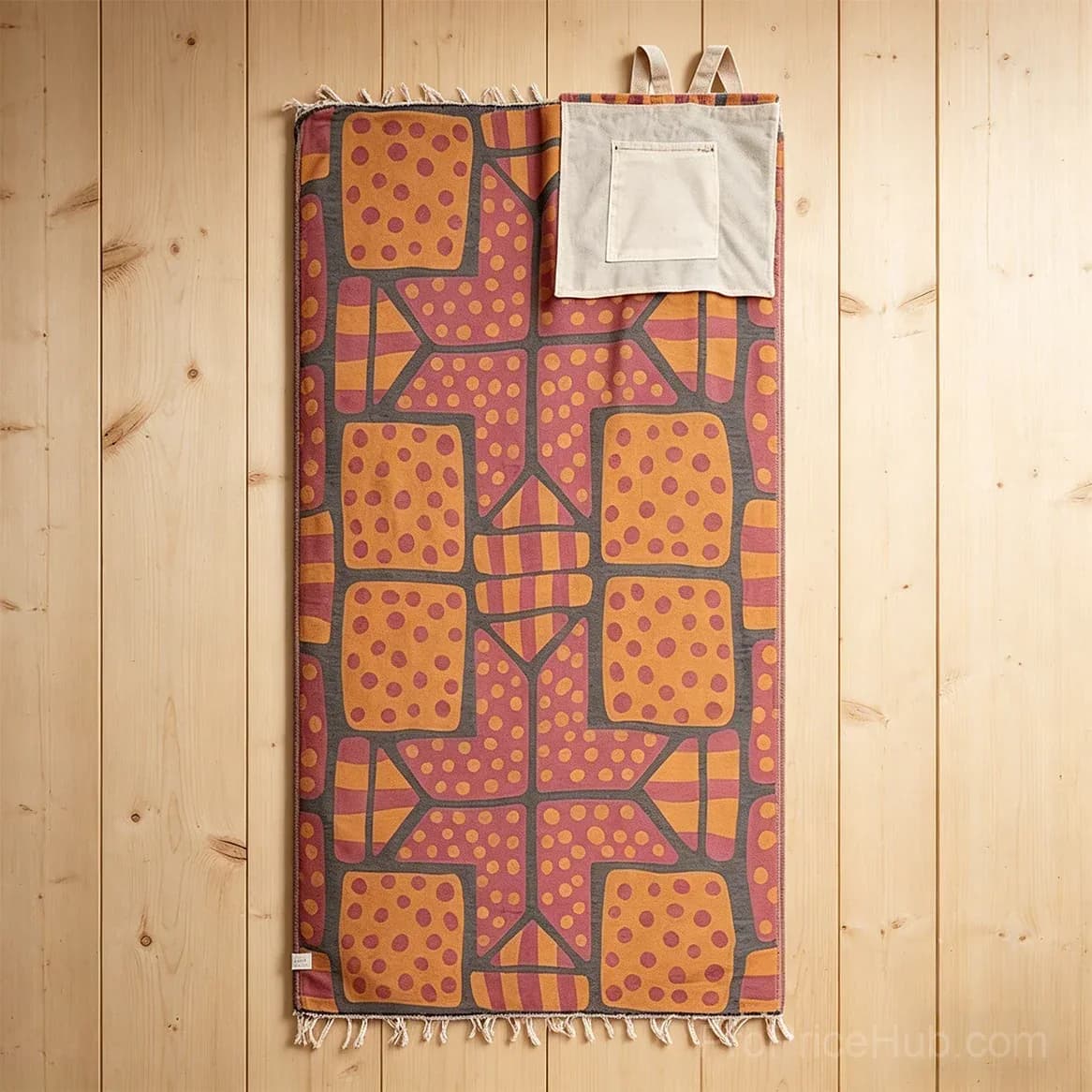 Sand Cloud 2-in-1 Turkish Cotton Towel Bag with Zip Pocket - View 11