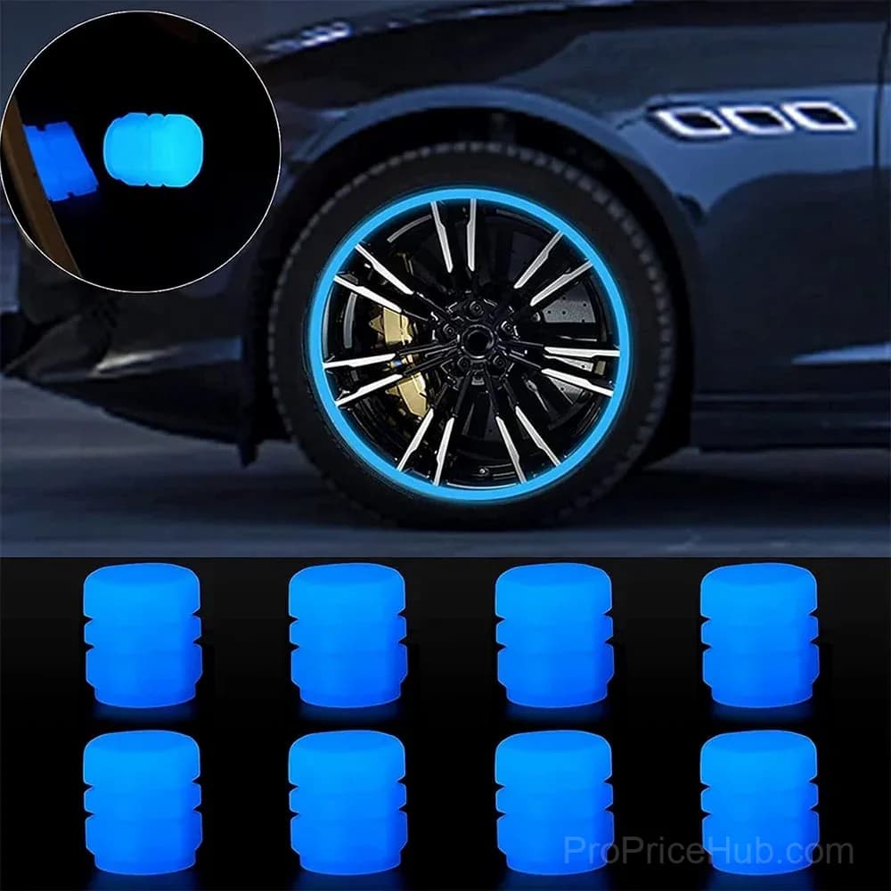 Luminous Tire Valve Stem Caps - Glow in the Dark - View 10