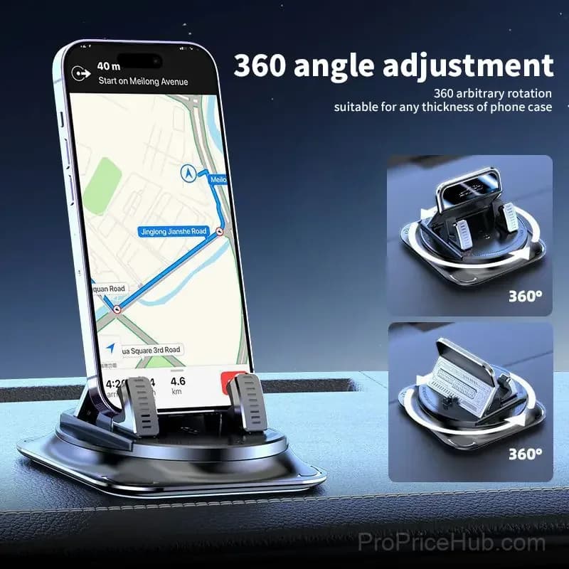 360 Rotation Car Phone Holder for Dashboard - View 4
