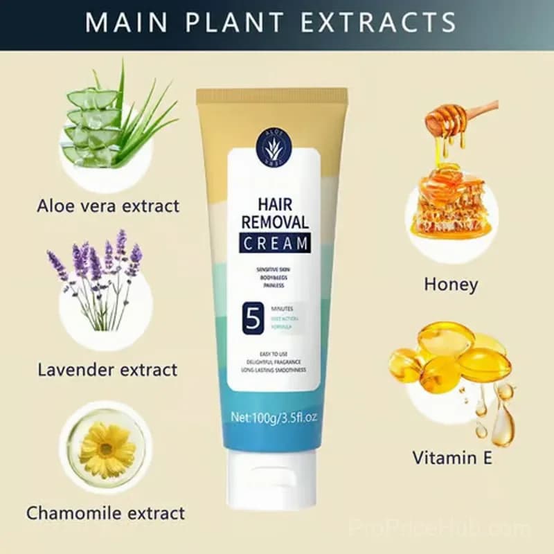 Full Body Hair Removal Cream for Men and Women, 100g - View 1