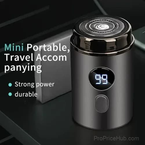 Mini Electric Shaver with Digital Display - View 1