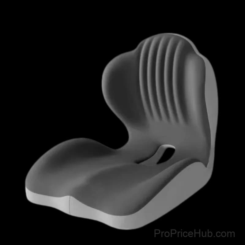 Ergonomic Memory Foam Seat Cushion, Black - View 1