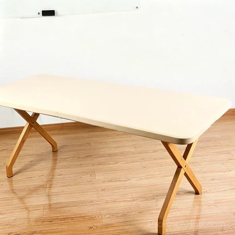 Stretch Fabric Table Top Cap Cover – Elastic Edge, Waterproof, Reusable - View 13
