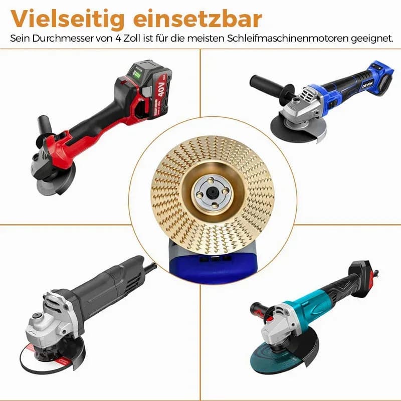 3-Piece High-Performance Wood Carving Disc Set - View 11