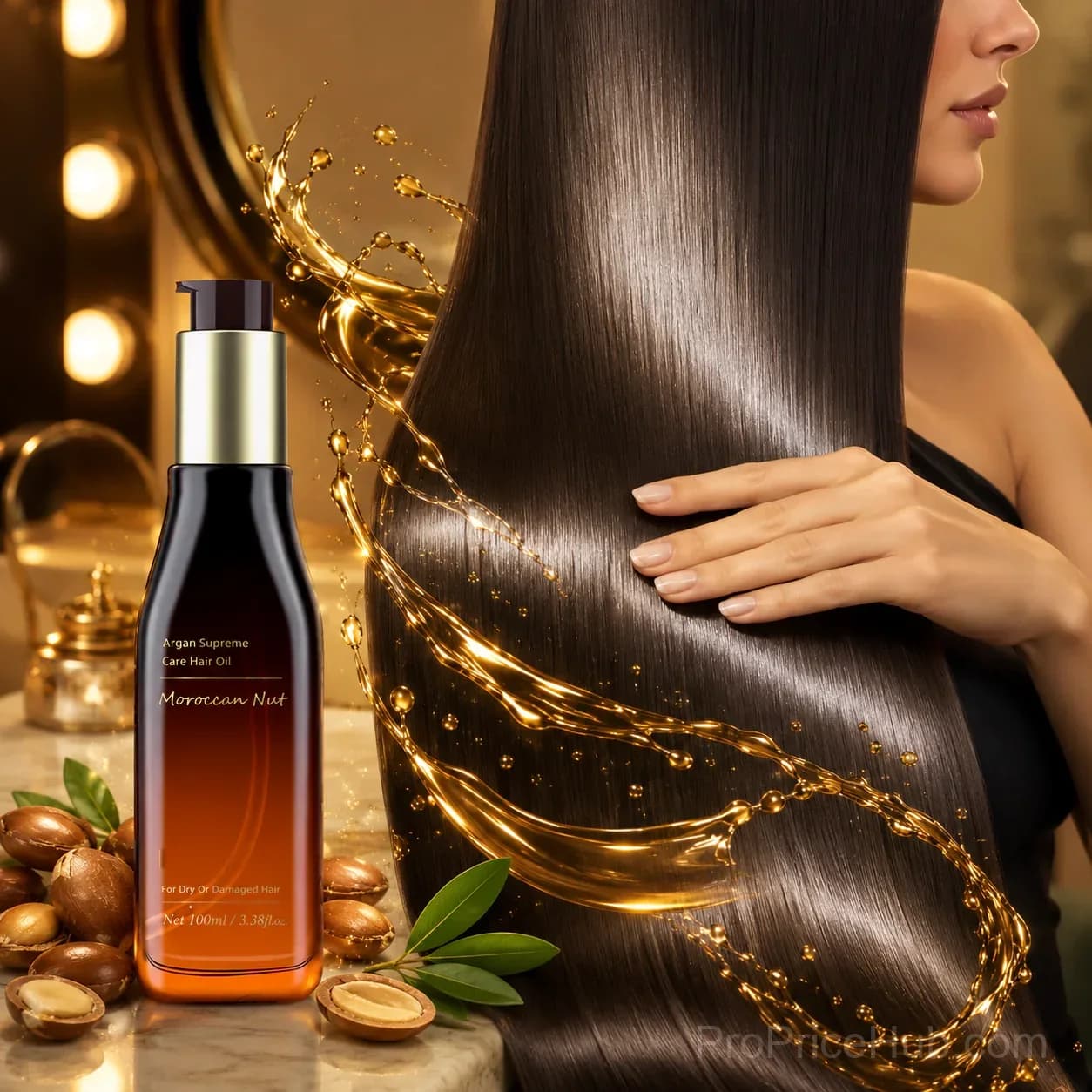 Intense Repair Hair Oil for Dry Hair & Frizz Control - View 1