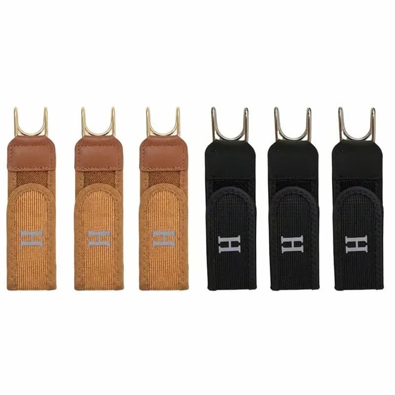 No-Buckle Belt, Brown, 2-Pack - View 9