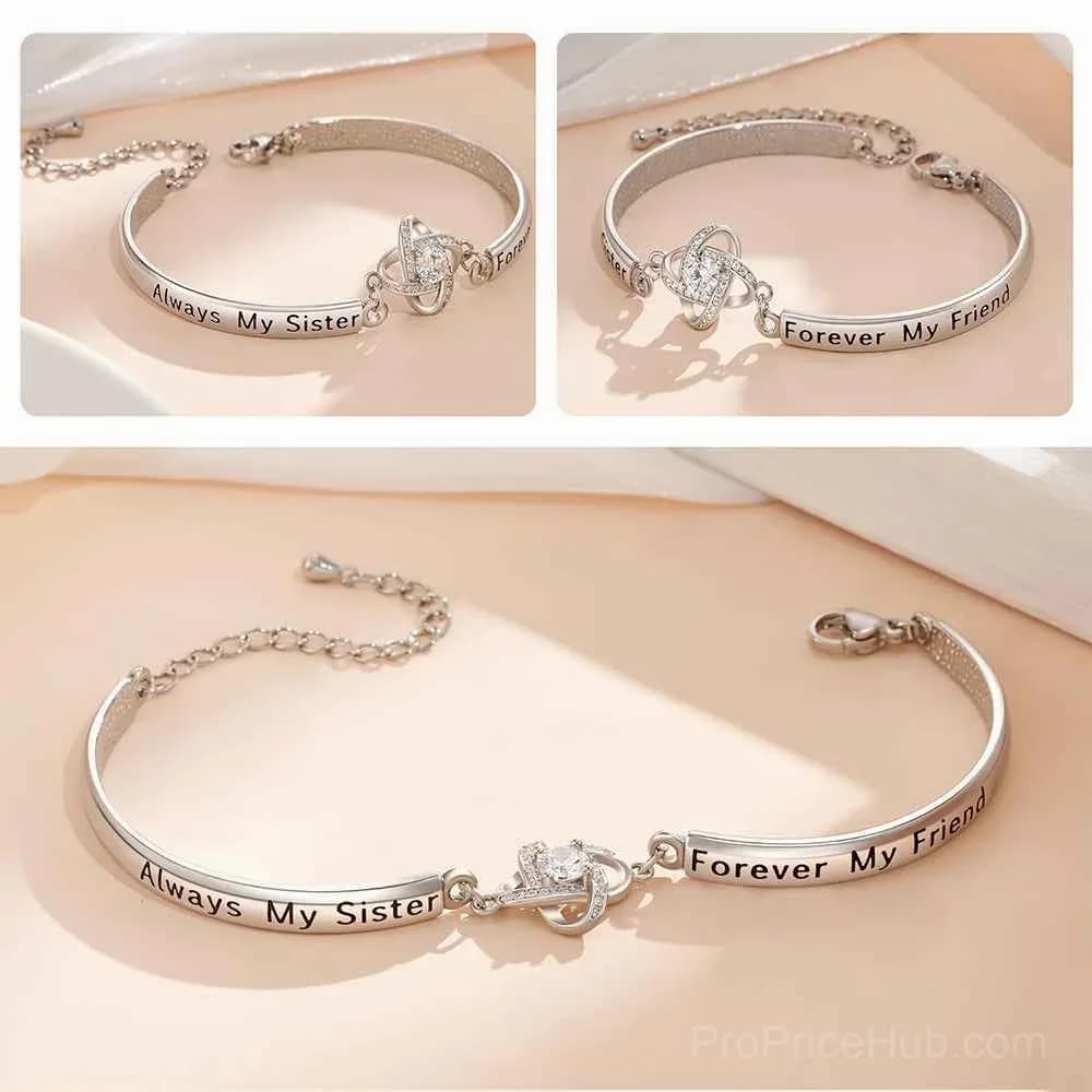 Lucky Four-Leaf Clover Bracelet – Friendship & Luck Charm - View 2