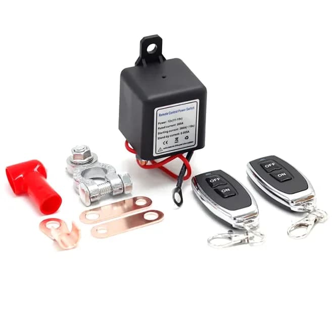 12V Wireless Remote Control Battery Relay Switch - View 1