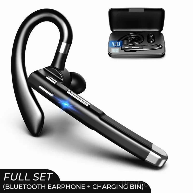 Business Wireless Bluetooth Earphone with Charging Case - View 1