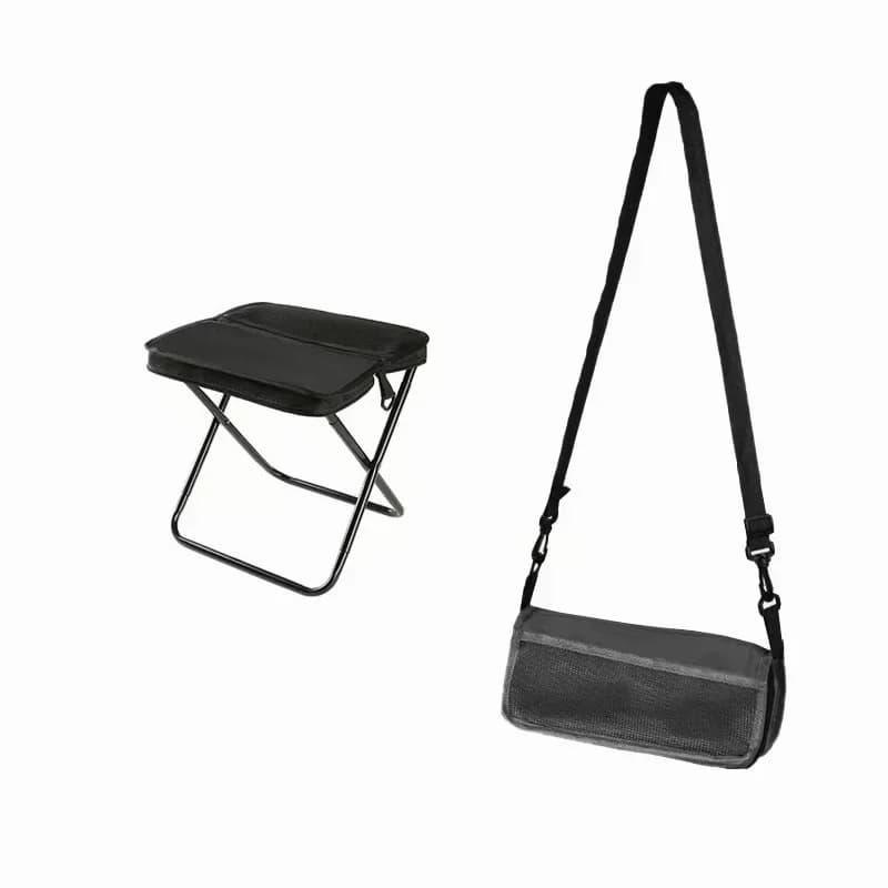 Foldable Backpack Stool, Khaki, Small - View 3