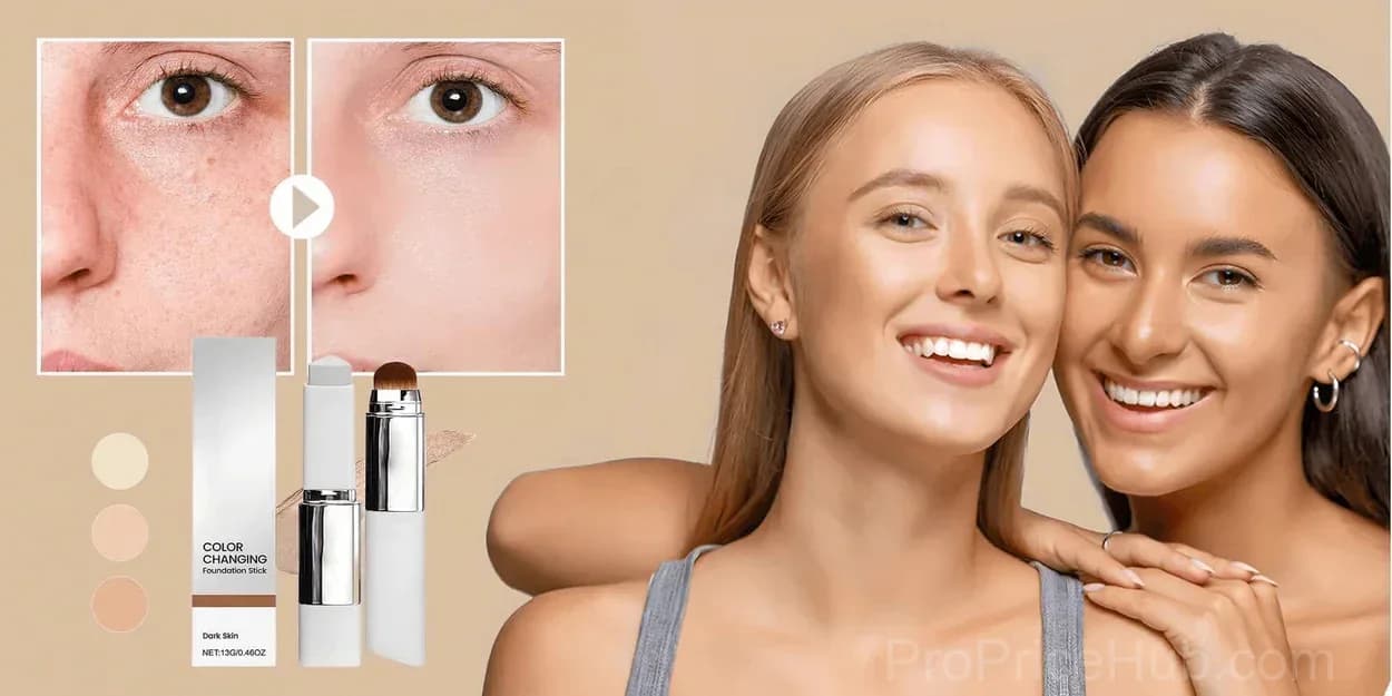 Propricehub™ Korean Color-Changing Foundation Stick detail