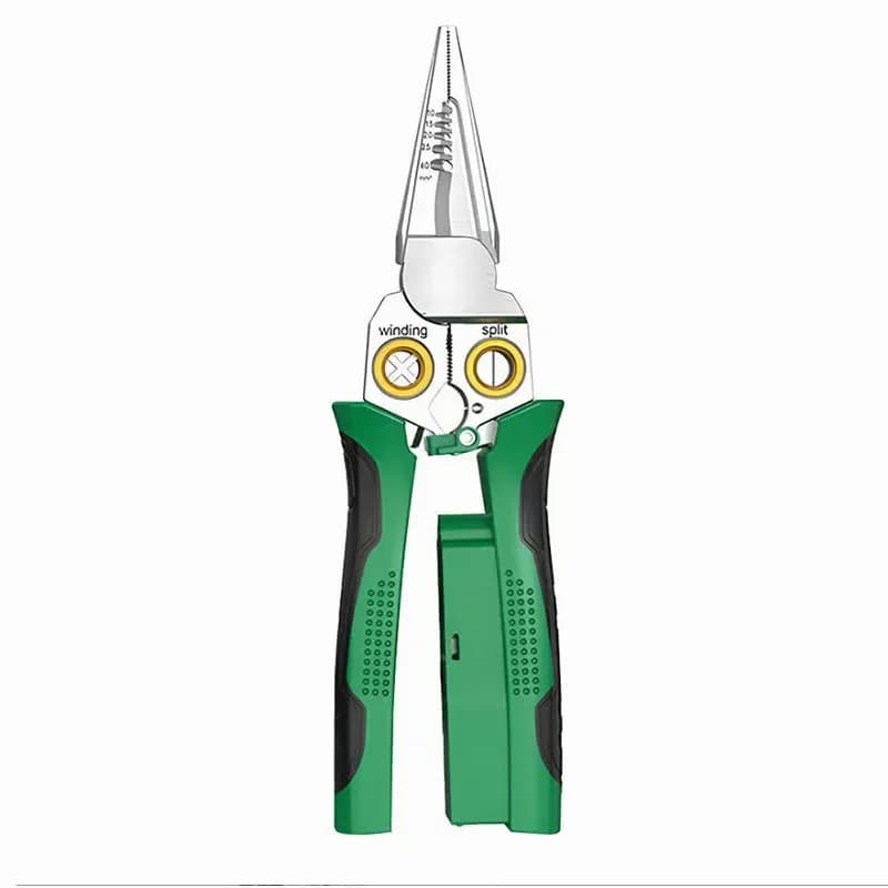 8-in-1 Multi-Function Wire Stripper Scissors with Electrical Tester - View 1
