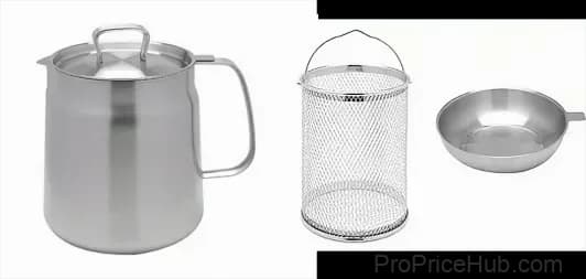 1.5L 304 Stainless Steel Oil Filter Pot with Strainer Net - View 10