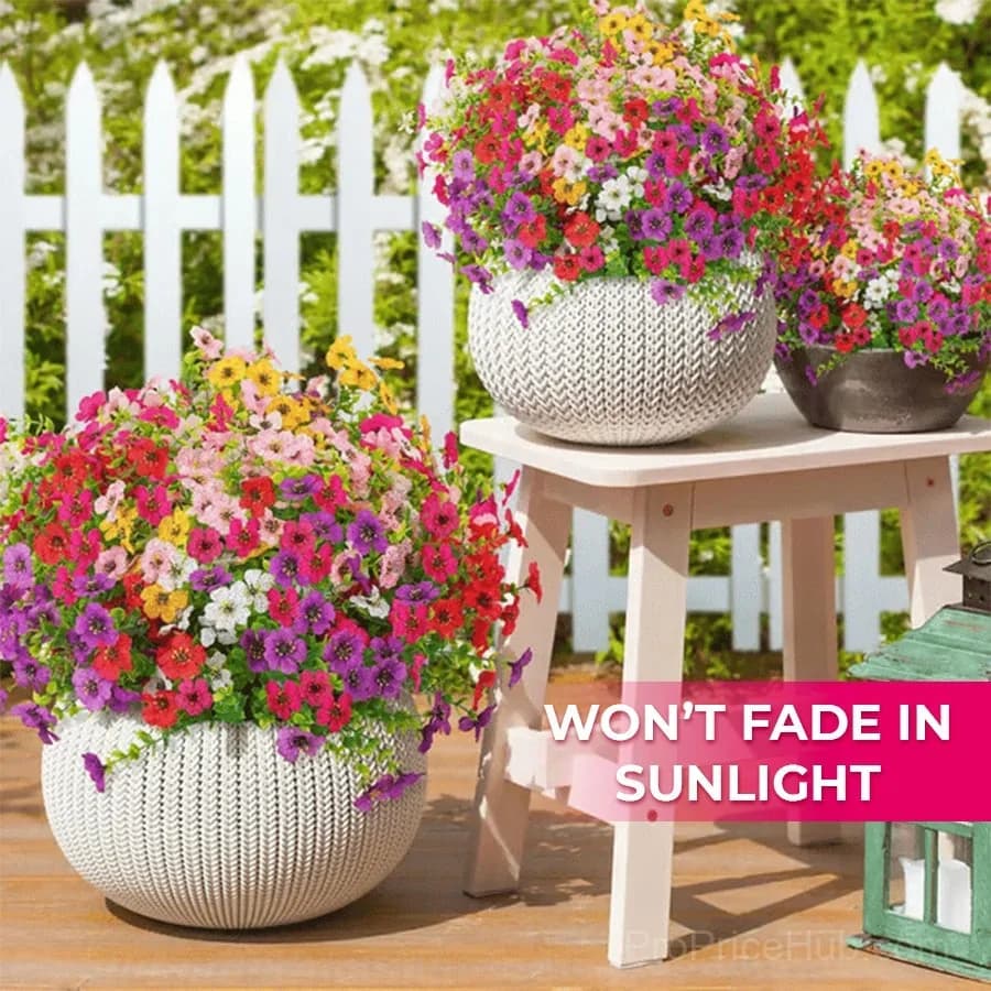 Realistic UV-Resistant Outdoor Artificial Flowers – Zero Maintenance - View 4