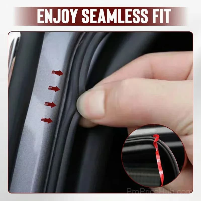 Car Noise Reduction Dustproof Rubber Seal Strip, 5M Roll - View 6