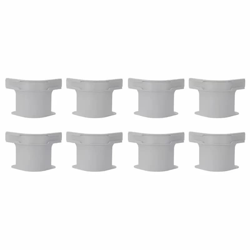 Bed Sheet and Cover Fastener Set, 8-Piece, White - View 2
