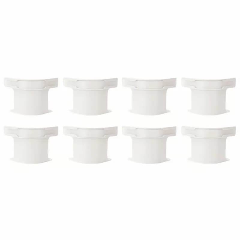Bed Sheet and Cover Fastener Set, 8-Piece, White - View 1