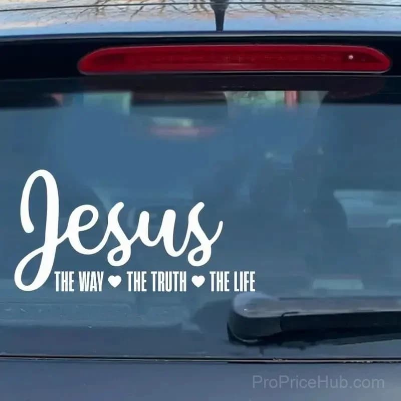Creative Letter Pattern Car Sticker - View 1