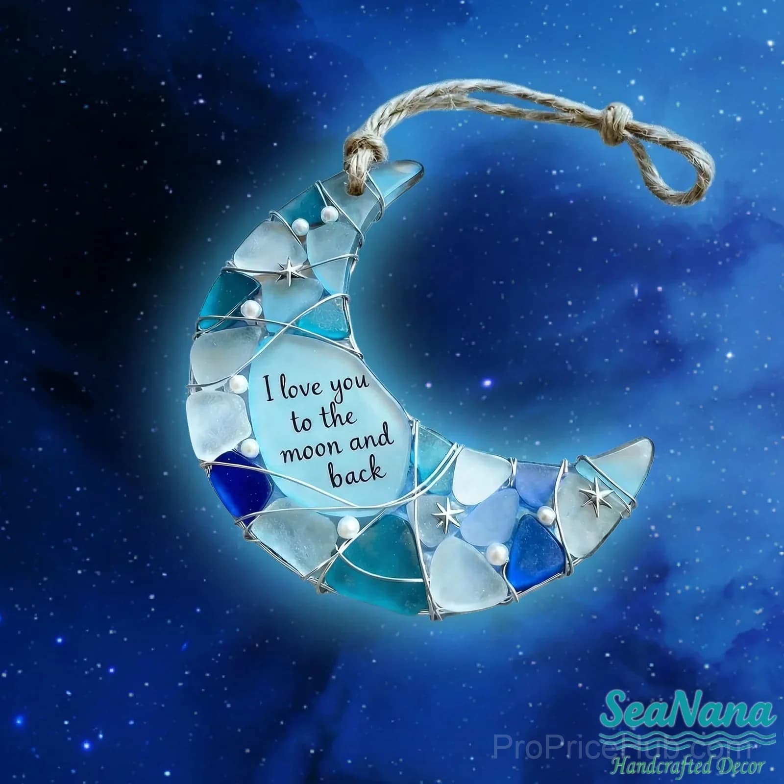 I Love You to the Moon and Back Decorative Ornament - View 4