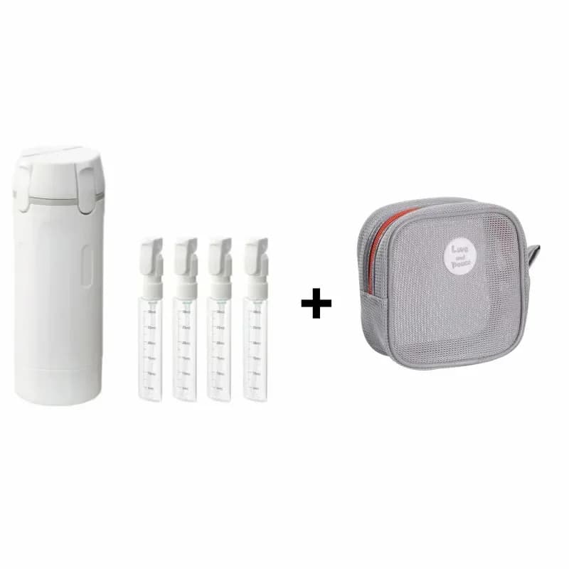 4-in-1 Refillable Travel Toiletry Dispenser, Green, No Bag - View 16