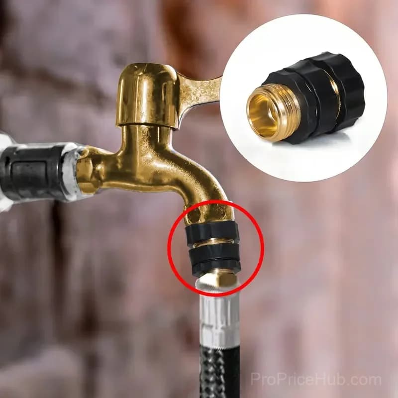 Hourleey Garden Hose Quick Connectors, 2 Sets Male & Female - View 5