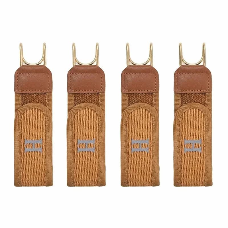 No-Buckle Belt, Brown, 2-Pack - View 5