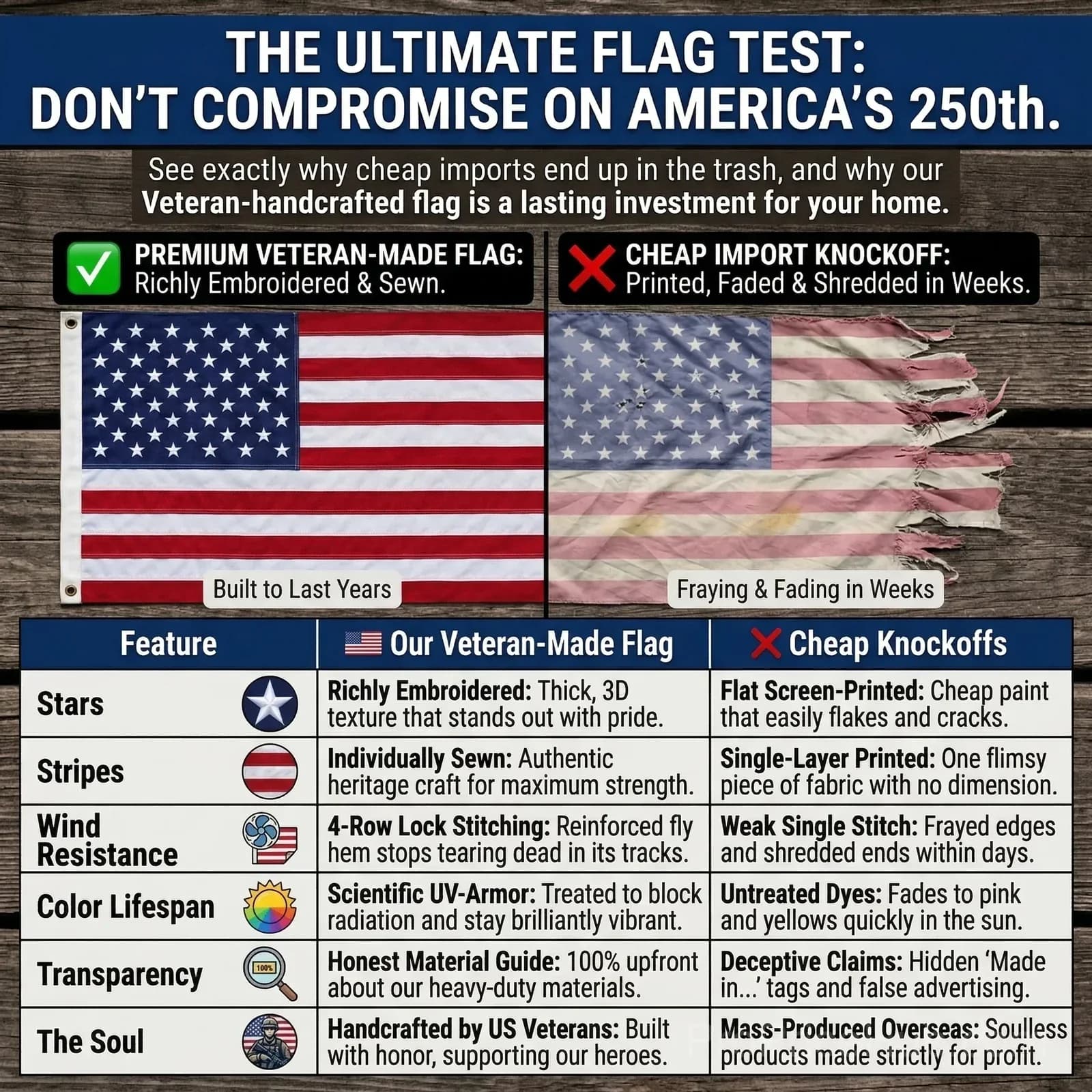 American Flag – Celebrate 250 Years of Freedom - View 5