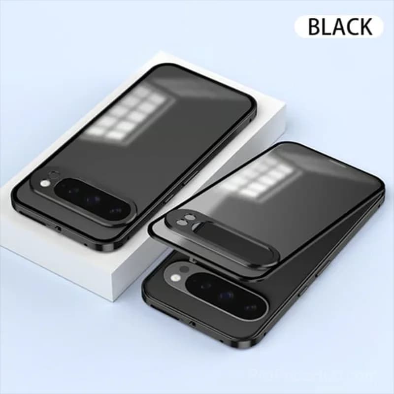 Pixel 10 Magnetic Aluminum Frame Phone Case, Black - View 11