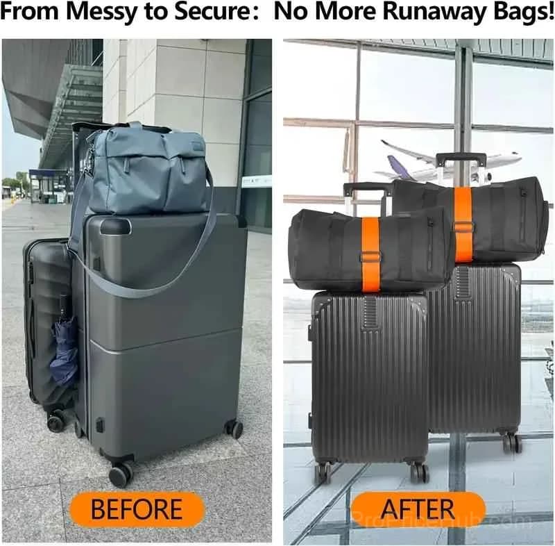 Multi-Functional Adjustable Luggage Strap - View 2