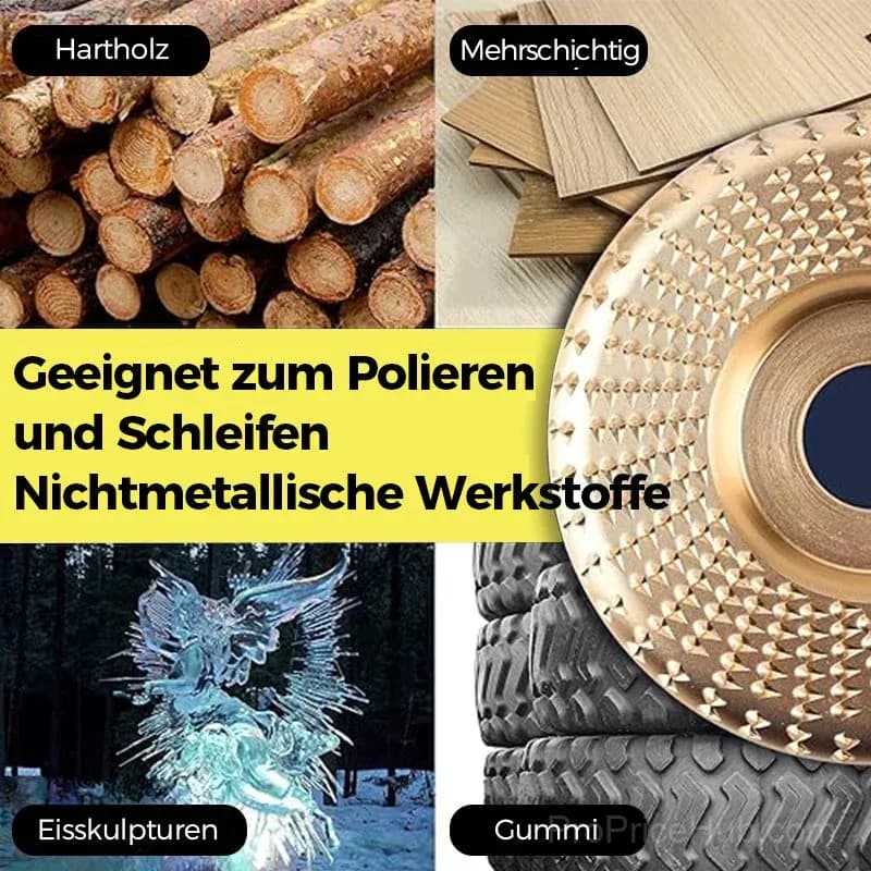 3-Piece High-Performance Wood Carving Disc Set - View 8